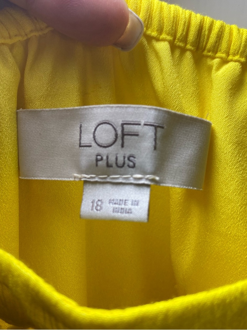LOFT Bright Yellow Ruffle Strap Sundress - Picture 3 of 6